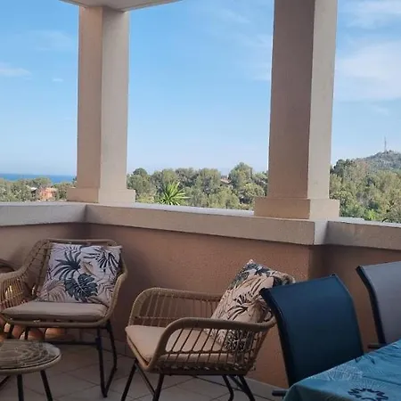 Lägenhet Agay Cap Esterel Village Allee Fleurs - F2 Clim Vue Golf Et - Grande Terrasse Plein Sud