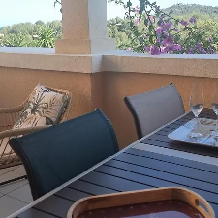 Agay Cap Esterel Village Allee Fleurs - F2 Clim Vue Golf Et - Grande Terrasse Plein Sud דירה